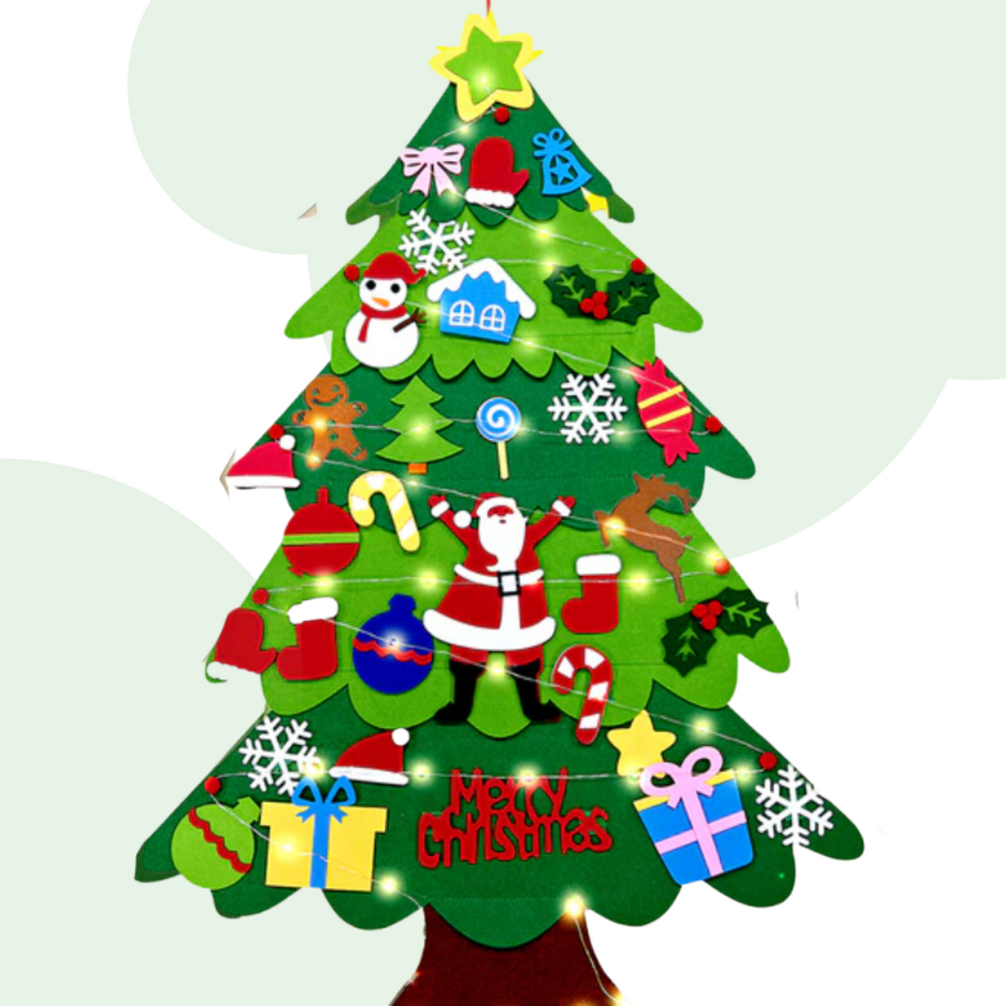 Sensory DIY Felt Christmas Tree